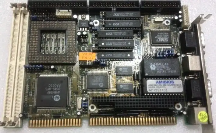 100% ОК оригинальная IPC плата SSC 486H ISA слот Промышленная материнская половина