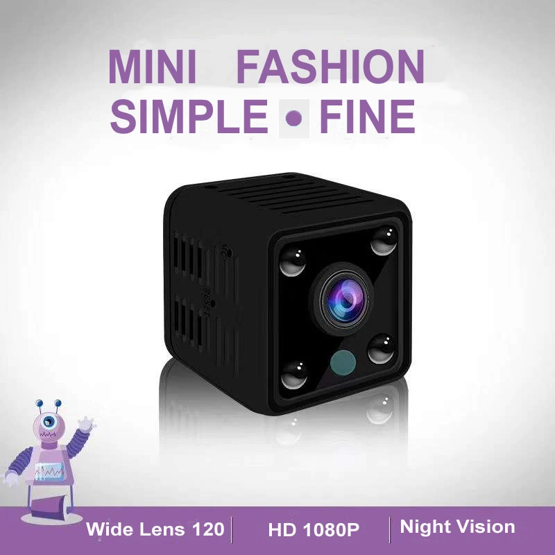 

FHD 1080P Mini Camera WiFi DVR Sport DV Recorder with Night Vision Small Action Camera with WIFI Hotspot Audio & Video Recording