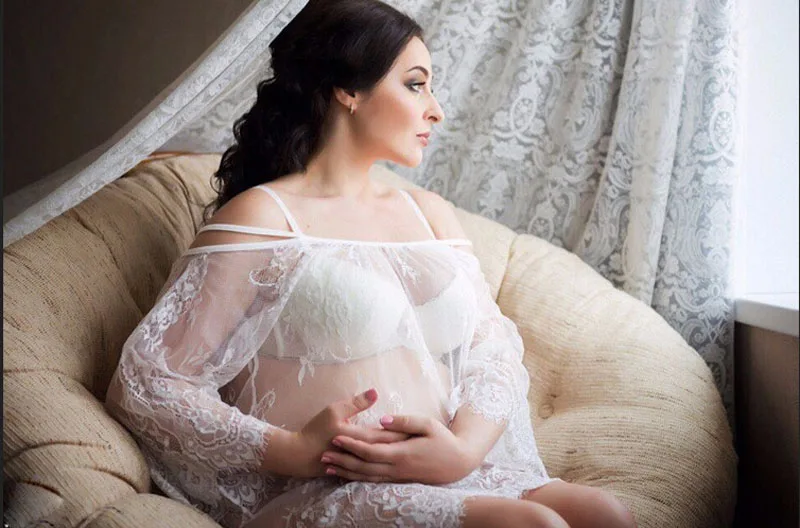 Женское кружевное платье без рукавов для фотосессии беременных студии | Мать и
