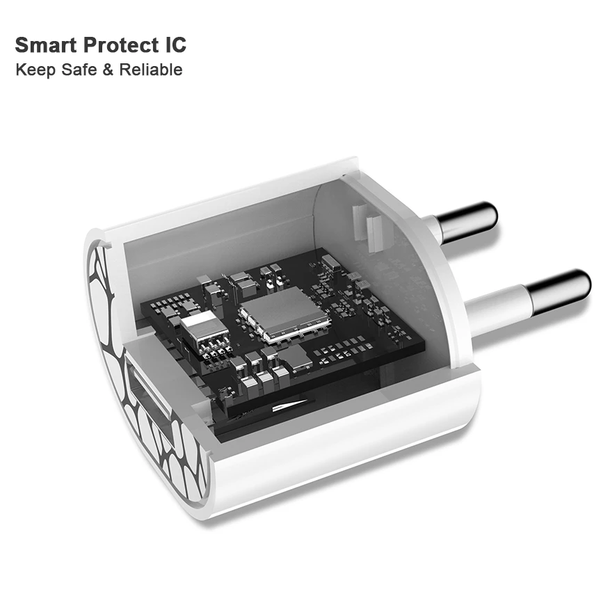 Floveme новый оригинальный USB Адаптер дорожный Зарядное устройство ЕС США