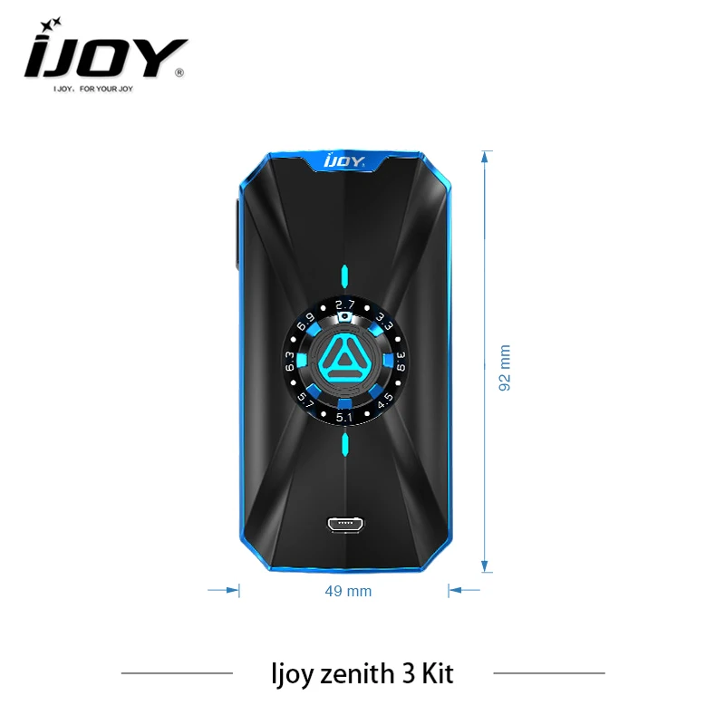 Оригинальный испаритель комплект IJOY Зенит 3 электронные сигареты поле Mod Vape 360 Вт