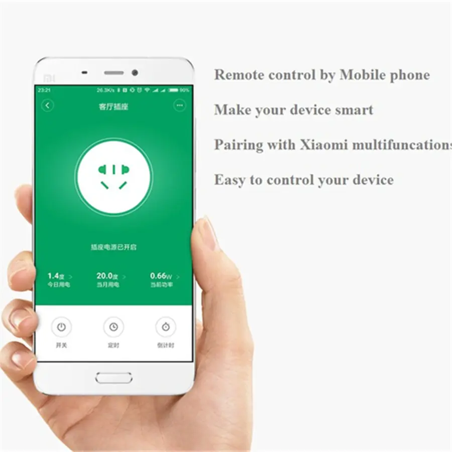 Mijia Xiaomi Смарт Wi-Fi Разъем ZigBee версия дистанционное управление принимаем ЕС США AU Plug адаптер с помощью Xiaomi Home APP
