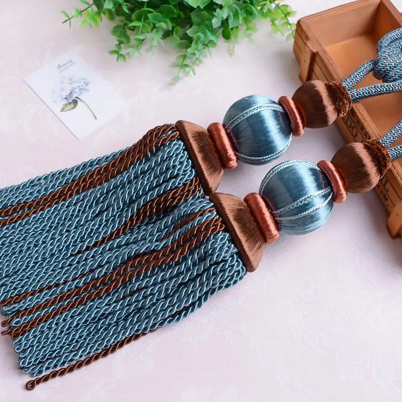 Зажимы для штор на окно дома 2 шт./лот аксессуары подвесной ремень с шариками