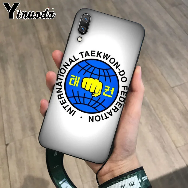 Yinuoda Kungfu тхэквондо ТПУ Мягкий силиконовый чехол для телефона Huawei P10 plus 20 pro P20 lite mate9