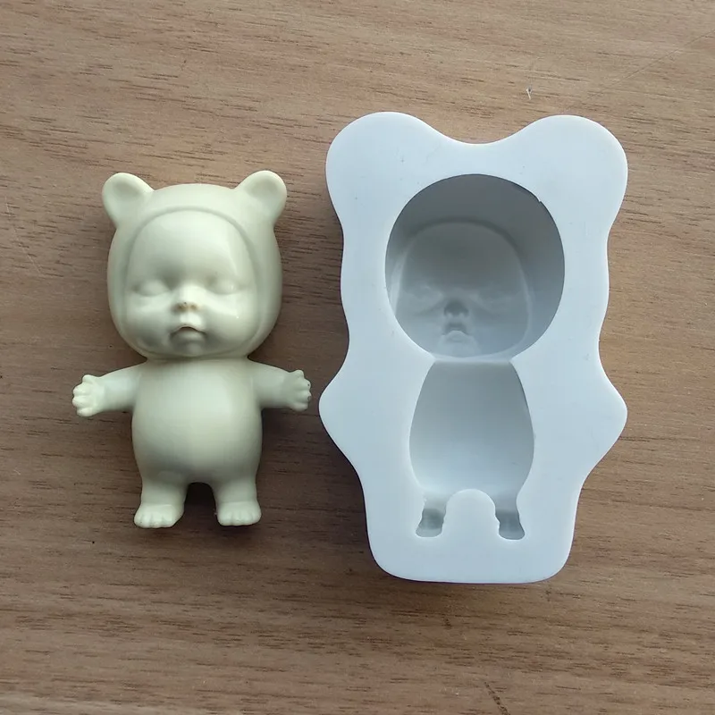 Новая 3D детская силиконовая форма стандартная для украшения торта сна детской