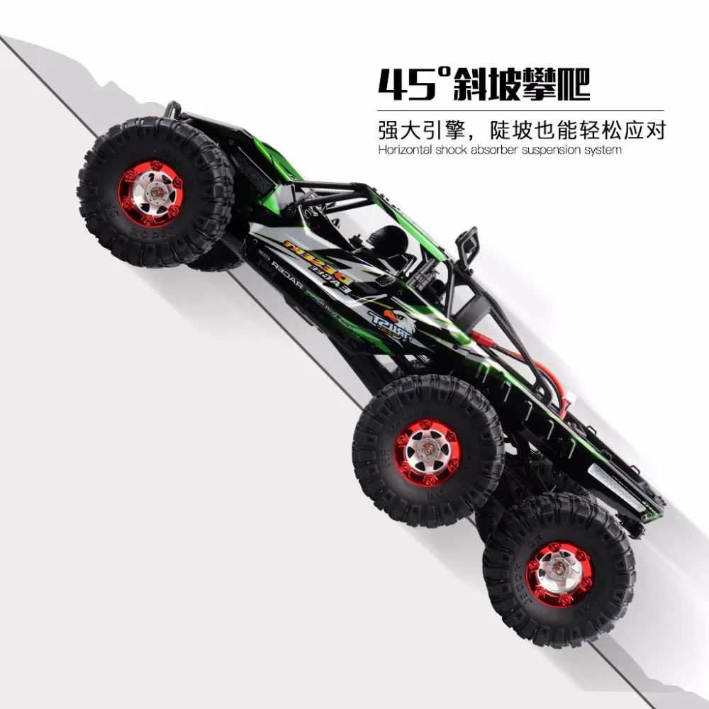 Feiyue FY06 1/12 2 4 г 6WD Desert внедорожных RC удаленного Управление автомобиль грузовик RTR 70