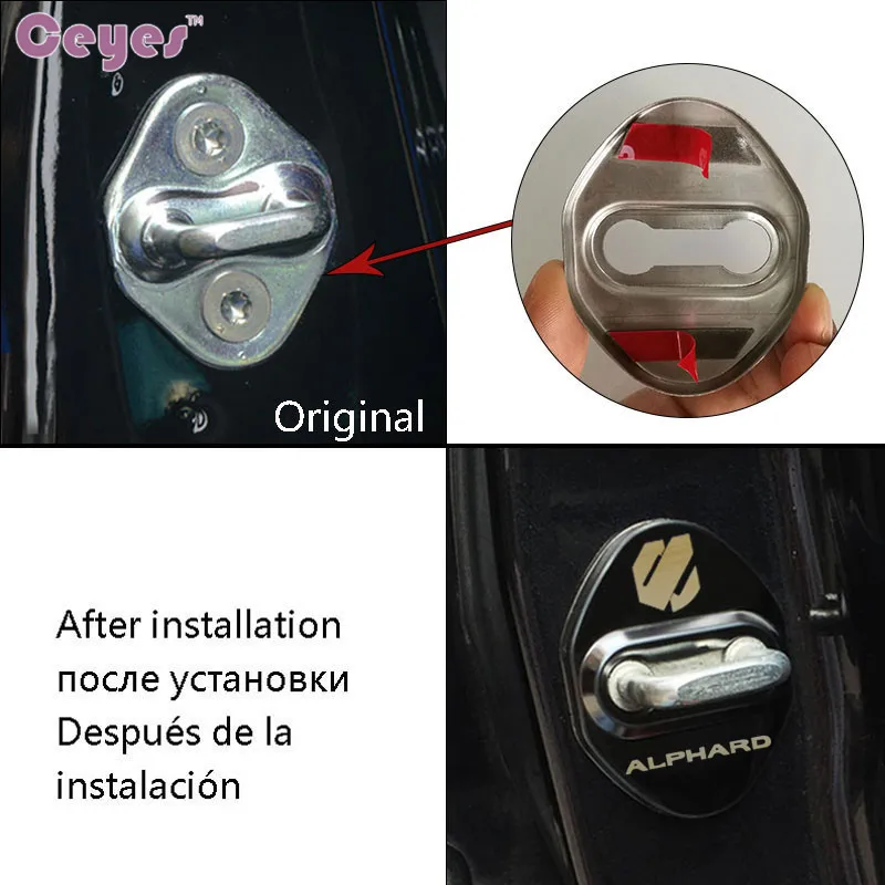 Декоративные Чехлы Ceyes для автомобиля чехол Toyota Alphard Corolla 2008 Avensis Rav4 86 Для Trd Accossories