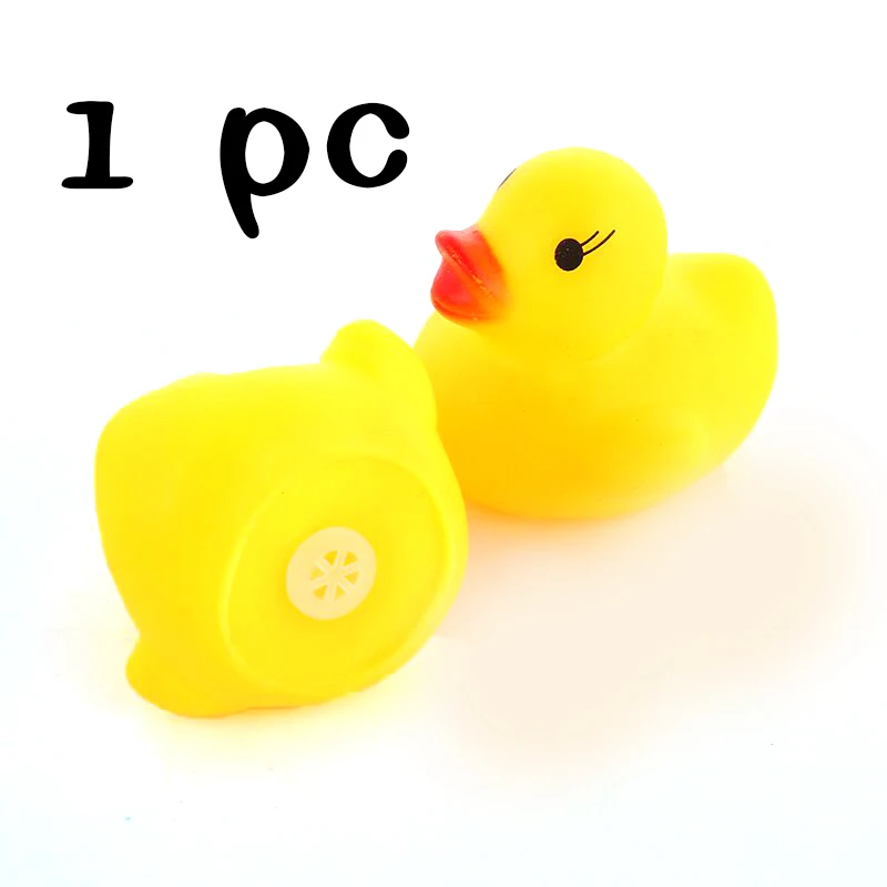 ZT1 Pc Kawaii Детские плавающий скрипучий резиновых уток детские игрушки для купания