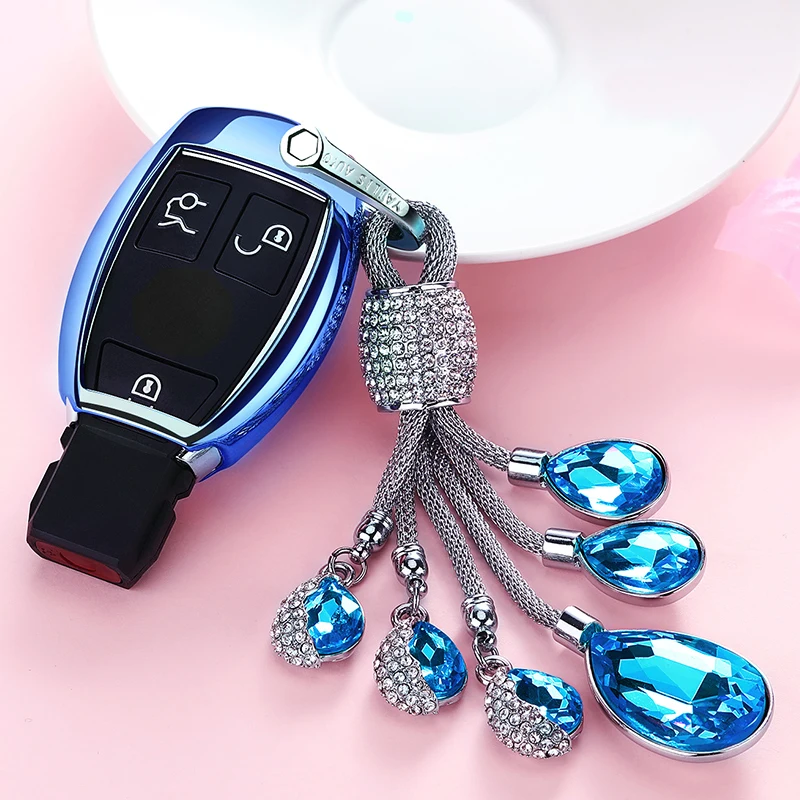 GPFORTYSIX слезы ангела TPU crystal ключа автомобиля чехол крышка брелок для ключей Авто