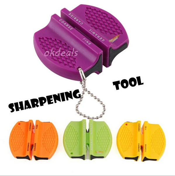 1 шт. карманная точилка для кухонных ножей из вольфрамовой стали|kitchen knife sharpener|knife