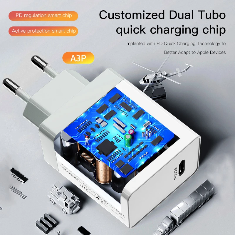 HKHUIBANG USB зарядное устройство 30 Вт быстрое типа C PD для iPhone 11 X XS 8 /Xiaomi /Huawei /Samsung /iPad Pro