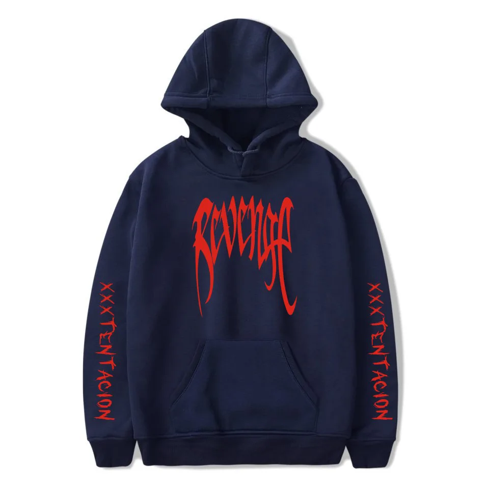 Толстовка с капюшоном Revenge XXXTentacion мужская и женская Повседневная Уличная