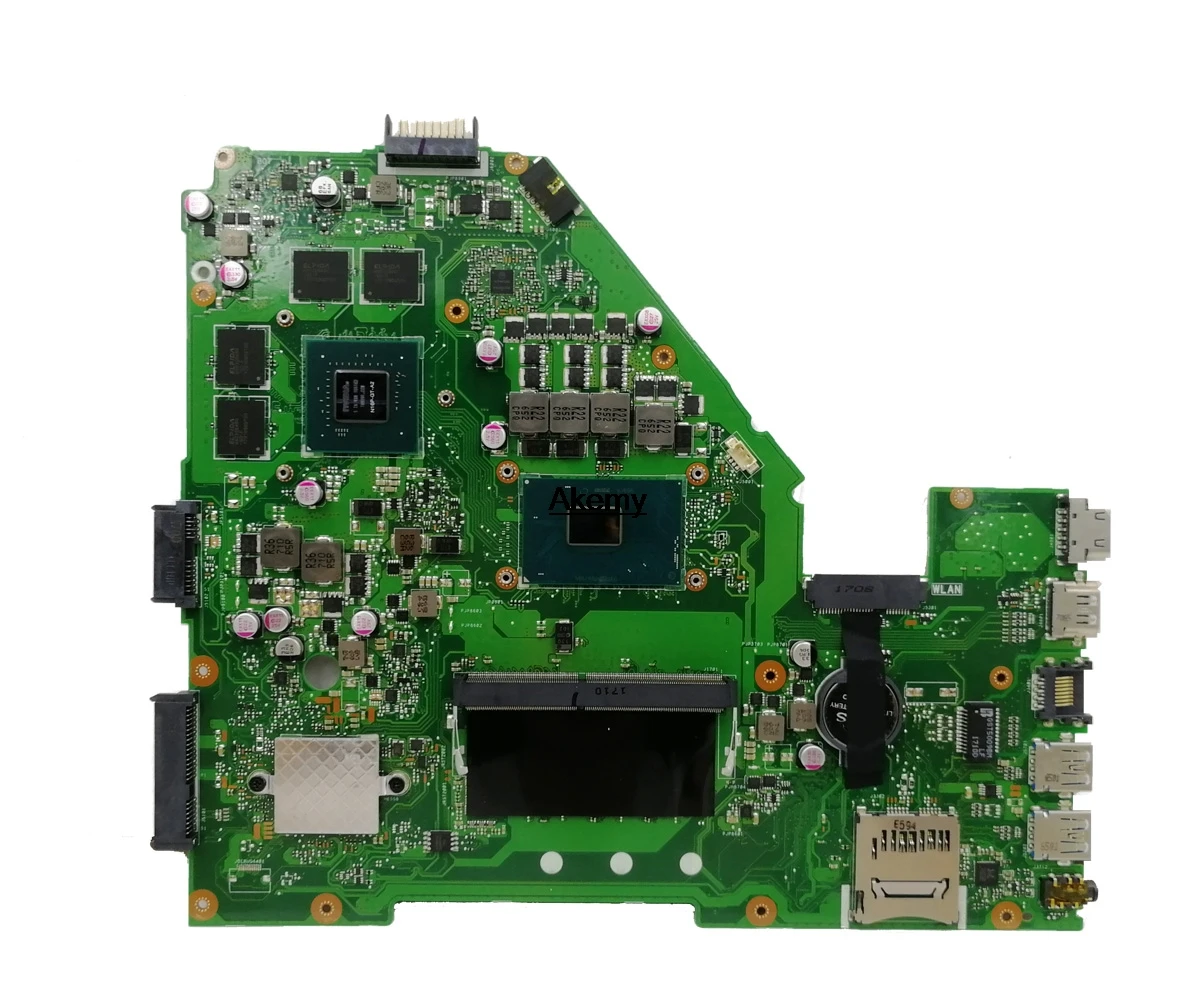 Материнская плата X550VX MB._ 8G/I7-6700HQ/AS X550VX REV 2,0 для ASUS FX50V K550VX X550VX X550VQ тест материнской платы ок обмен
