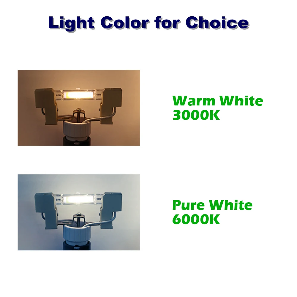 AC 110V 120V R7S COB светодиодный светильник, лампа для замены, галогенный светильник, прожектор, светильник 78 мм, 118 мм, стеклянная трубка, 4 Вт, 8 Вт, 13 Вт, энергосберегающая