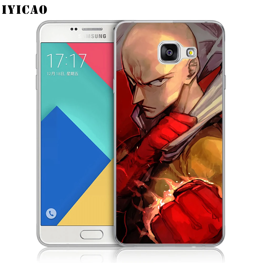 IYICAO One Punch Man Saitama Мягкий силиконовый чехол для телефона Samsung A10 A30 A40 A50 A70 M10 M20 M30 TPU |