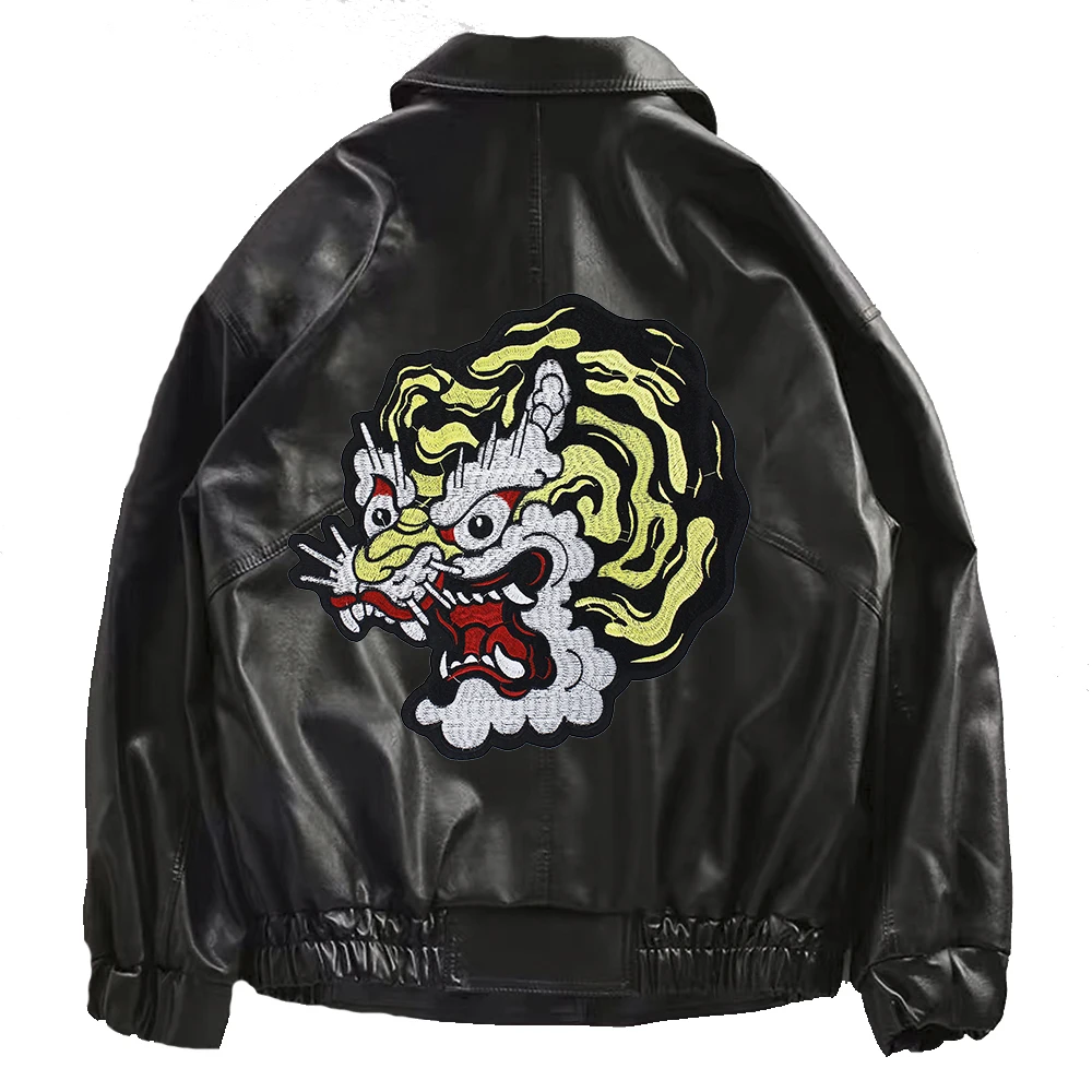 5 шт. вышивка дракона патчи Железный На куртке значки для рюкзака украшение