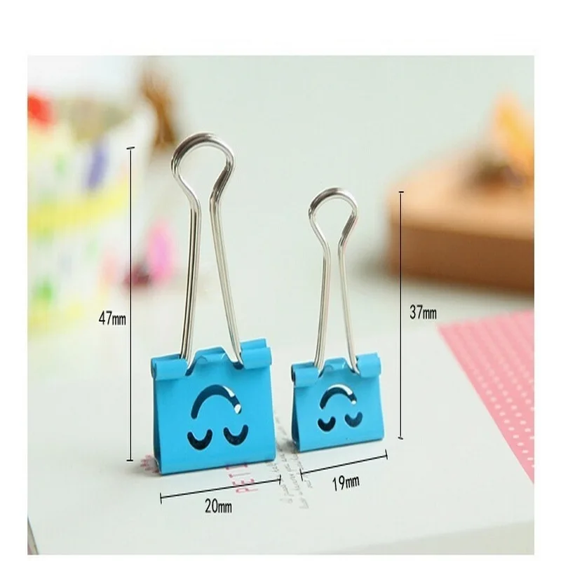 10 шт./компл. зажимы для упаковок Kawaii Smile металлические скобы сладких пищевых