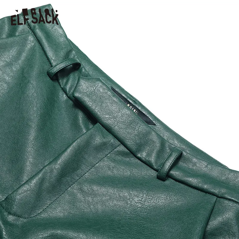 ELFSACK винтажные женские шорты в английском стиле прямые повседневные со средней