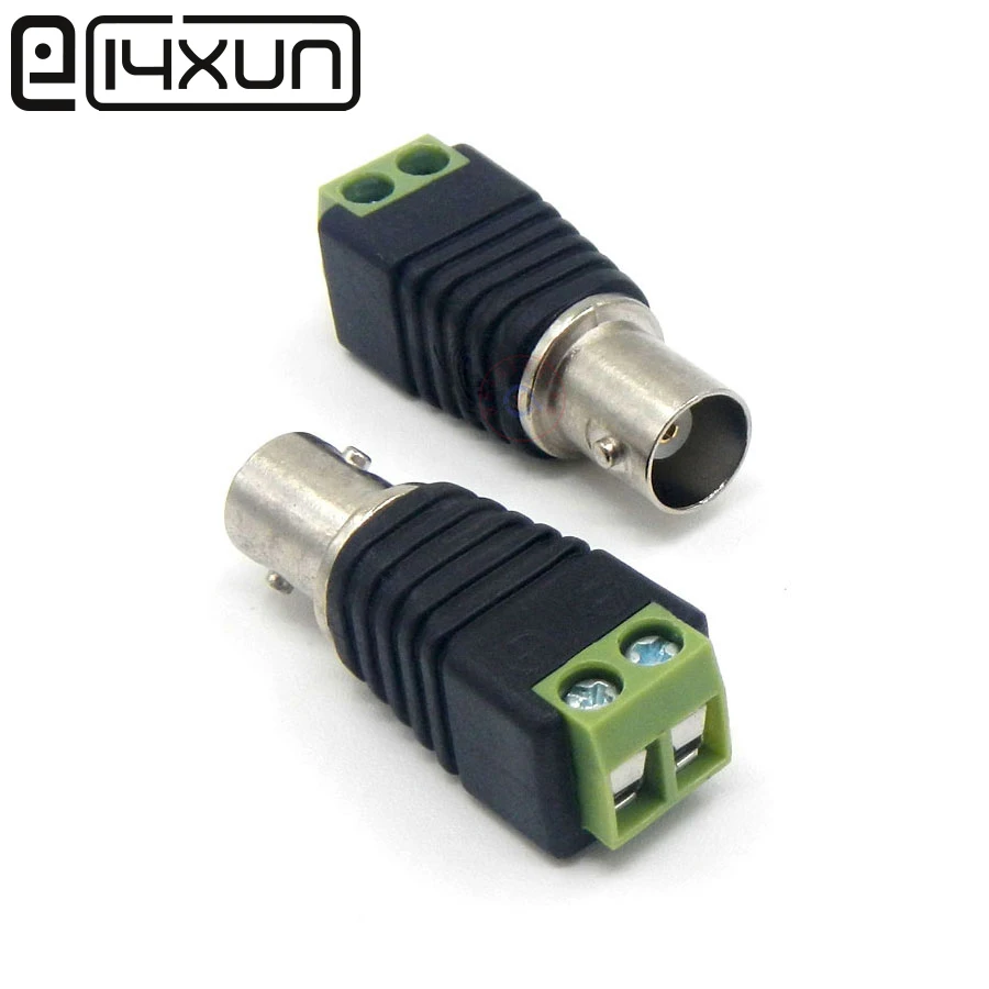 EClyxun 1 шт./лот коаксиальный разъем BNC jack к зеленым клеммам блок Коаксиальный CAT5