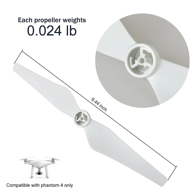 1 пара быстроразъемных пропеллеров 9450S CCW &amp CW Prop с/без основания для DJI Phantom 4/4 PRO и 4