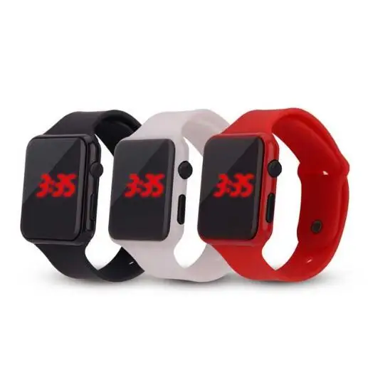 Mens Sport Watch Square LED Student Adult Couple Electronic Digital Clock Hodinky digital relogio femin | Наручные часы