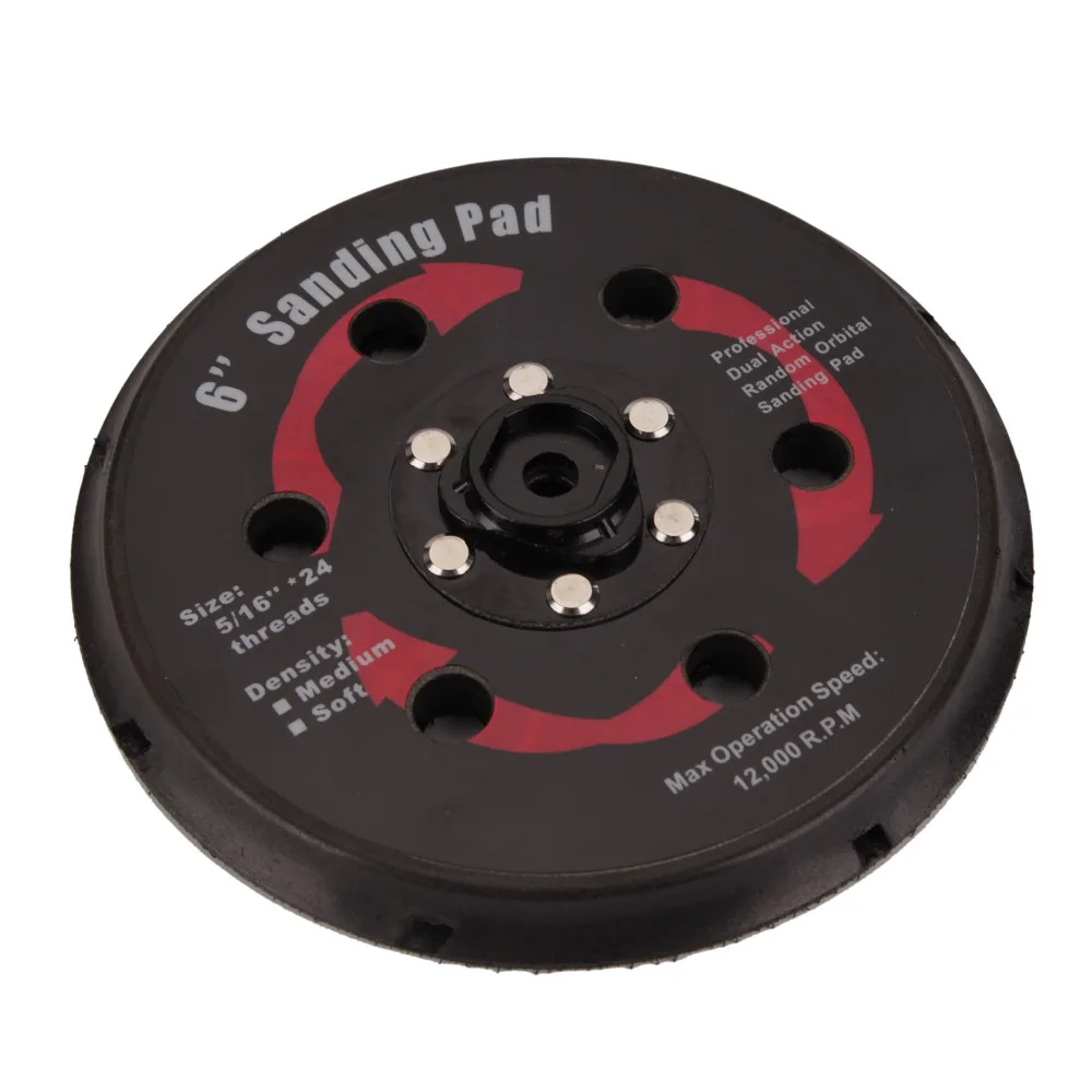 5 шт. 15 отверстий 6 дюймов воздушный шлифовальный диск абразивный полировальные