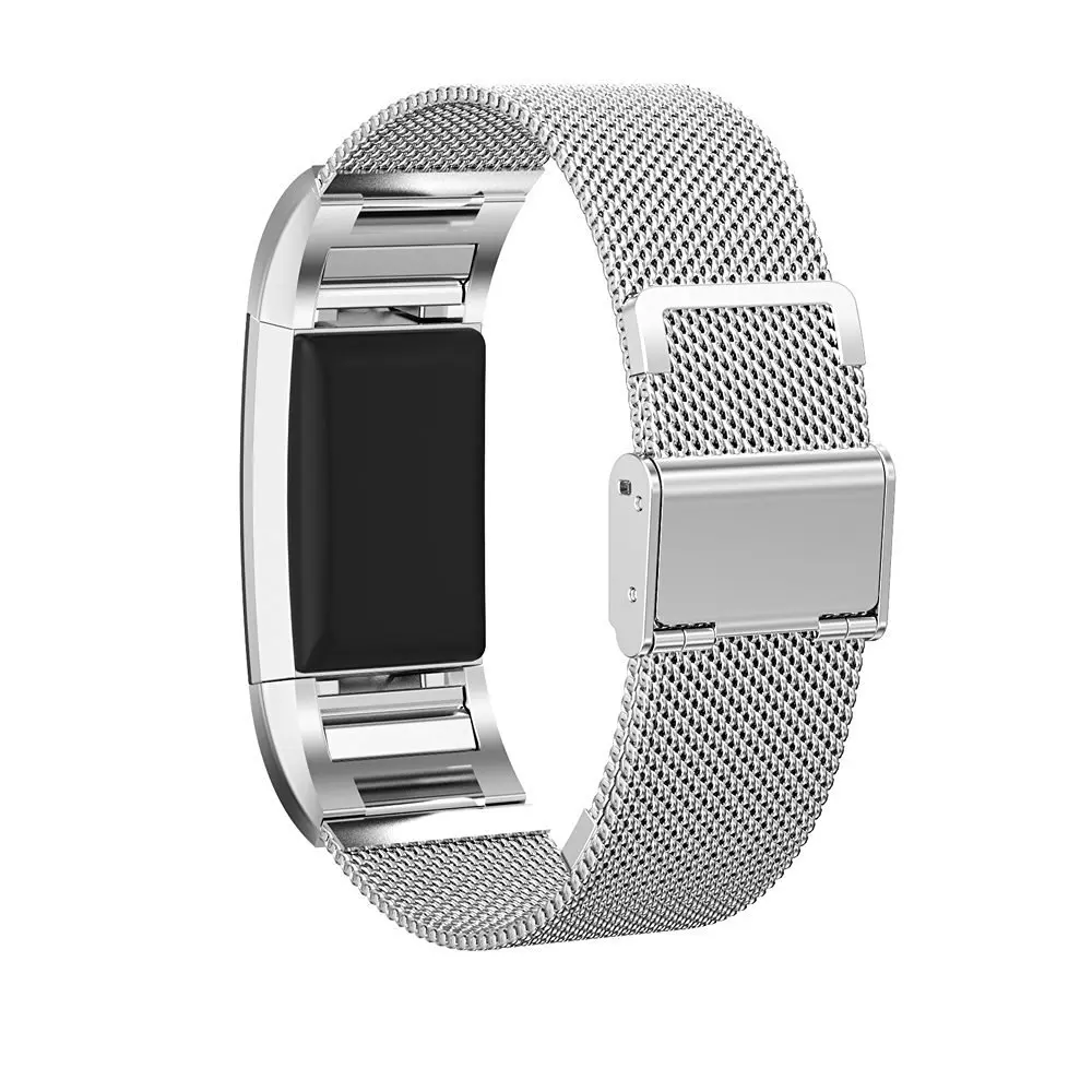 2019 сменный ремешок для Fit-bit Charge 2 Band Магнитный Миланский Браслет из нержавеющей