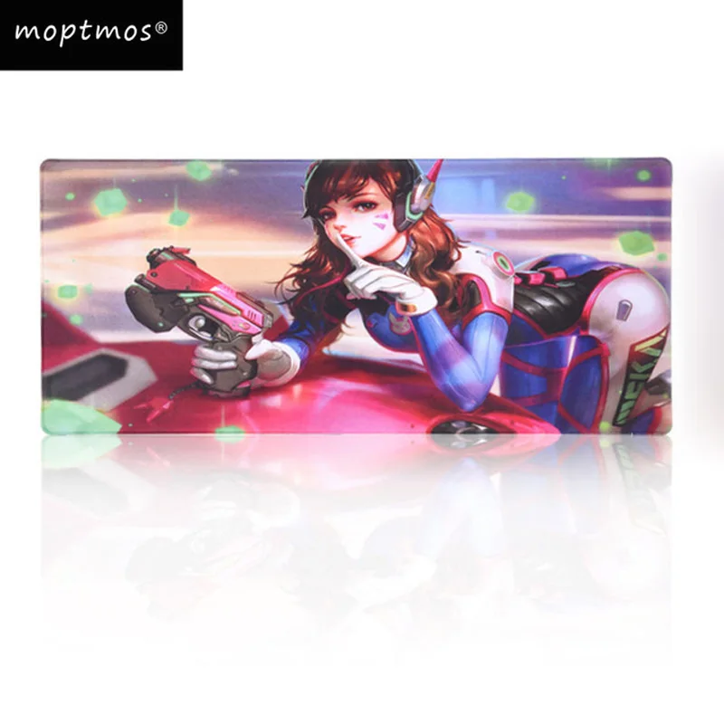 Игровой коврик для мыши Overwatch с резиновой основой и противоударной тканью