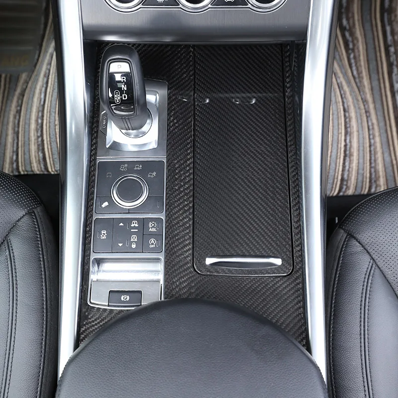 Настоящее углеродное волокно для Land Rover Range Sport 2014 2017 Крышка центральной панели