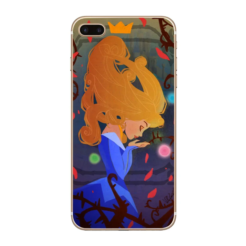 H244 Sleeping Beauty Transparent Hard Thin Case Cover For Apple iPhone XR XS Max 4 4S 5 5S SE 5C 6 6S 7 8 X Plus |
