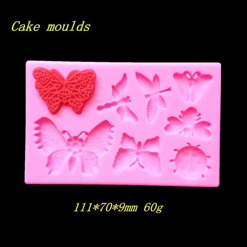 Бабочка червь овечка свинья * Ослик собака моделирование форма для торта DIY