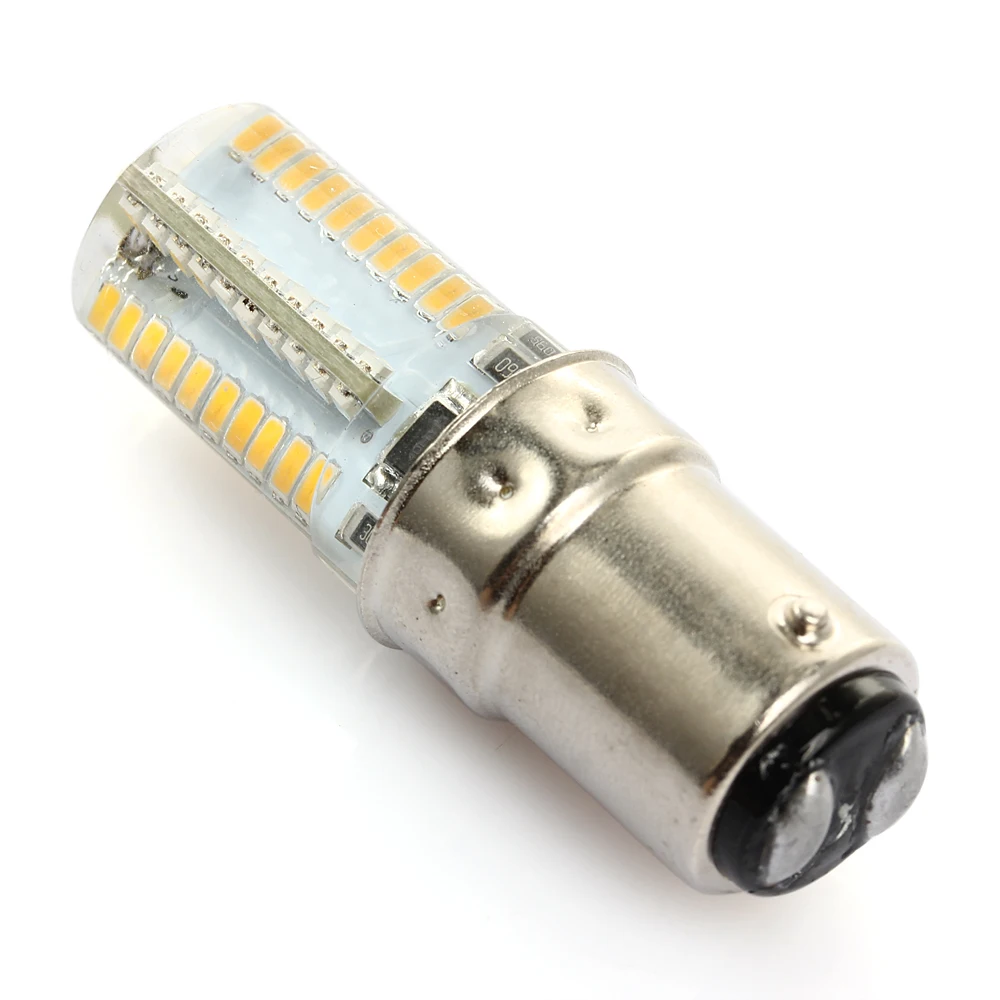 С регулируемой яркостью BA15D 4 W 80* 3014SMD 320-360LM теплый белый свет светодиодный Светодиодная лампа-кукуруза AC220-240V