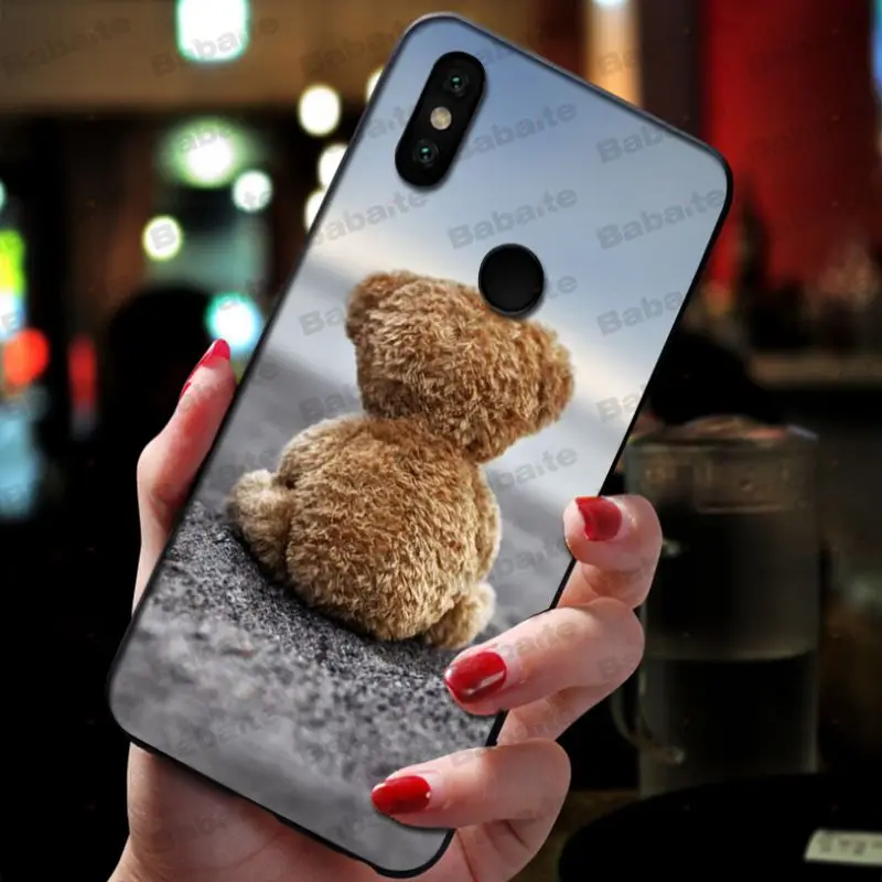 Babaite Милый Плюшевый панда Мягкий силиконовый чехол для телефона xiaomi mi 8se 6 mi8lite note2