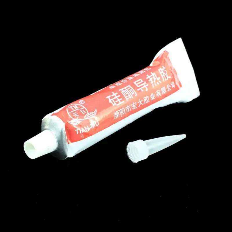 Силиконовый теплопроводящий клей затвердевающий отверждающий паста для