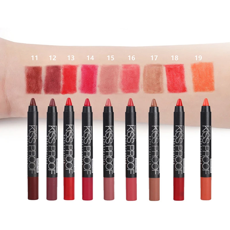 MENOW 6 шт. водостойкая стойкая красная бархатная помада для губ нюдовая татуировка