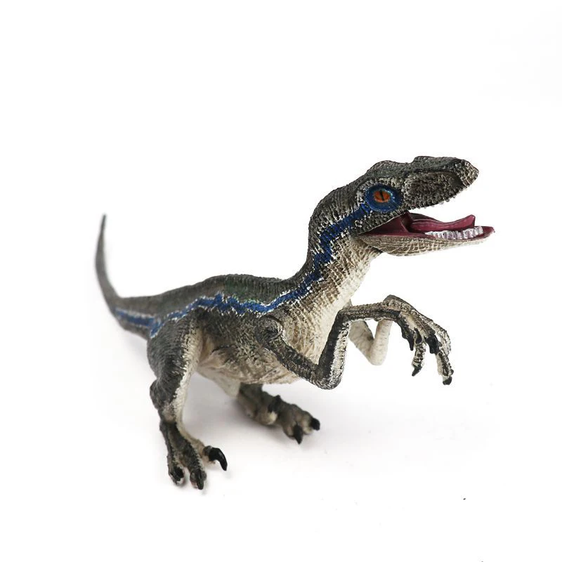 15 см Длина Юрский Мир Velociraptor Синий динозавров игрушки Классические для детей