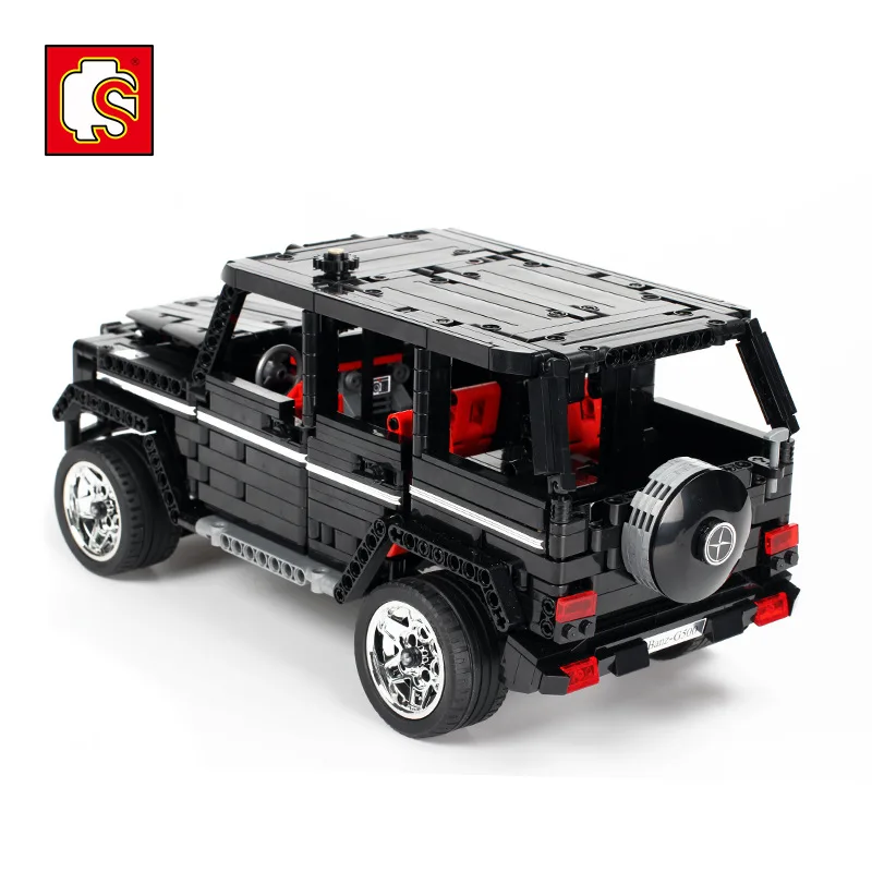 701960 Technic серия Sembo G500 Mercedesal-benzg большой набор G развивающие строительные блоки кирпичи игрушки для детей рождественские подарки