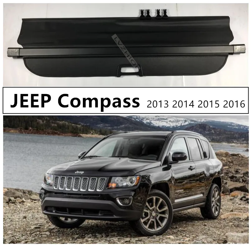 Задний багажник Грузовой чехол щит безопасности для JEEP Compass 2012 2013 Высокое качество авто аксессуары
