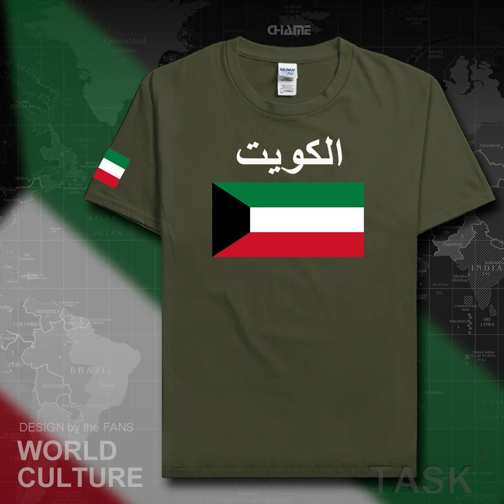 Футболка мужская Kuwaiti футболка 2019 национальной команды хлопковая новая