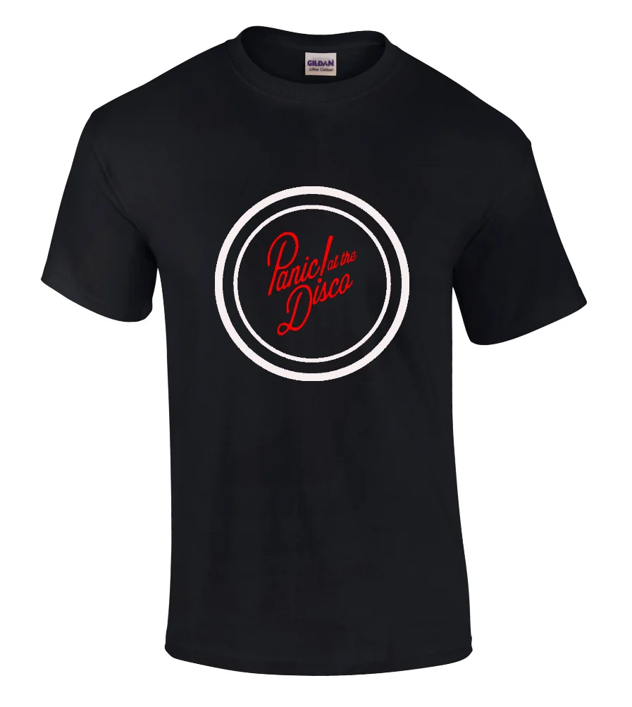 Brand New 2018 PANIC AT THE DISCO T SHIRT совершенно новый 2 Лето Мужская мода футболка удобная