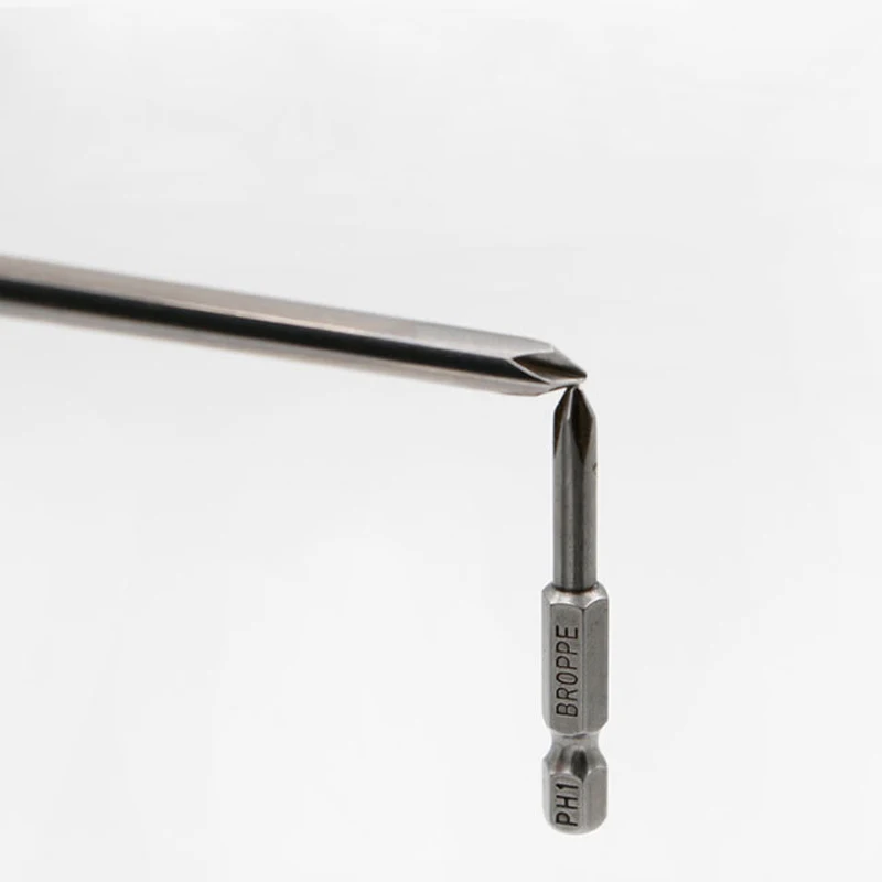 9 шт./компл. 1/4 &quot75 мм PH1 &amp PH2 отвертка Philips bits S2 электрическая дрель из