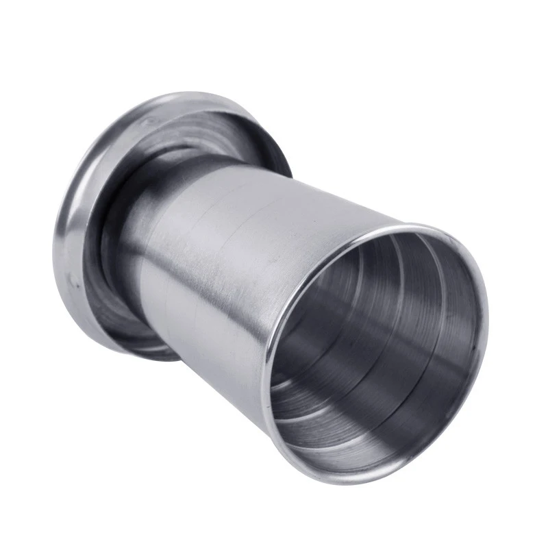 1 pc 75 ML Mini Glass Stainless Steel Portable Travel Folding Mug Telescopic Outdoor Folded Cups Collapsible Water Beer | Дом и сад