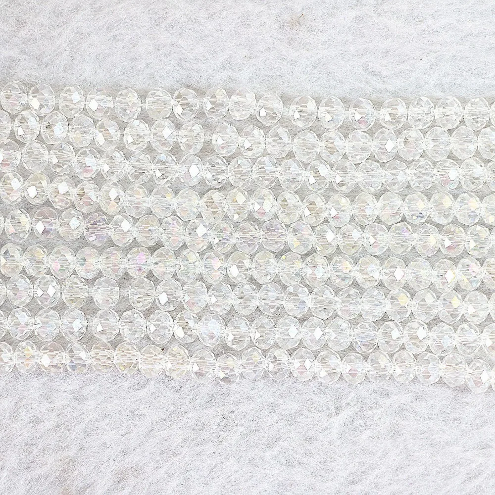 Стеклянные граненые круглые шарики высокого качества 3*4 мм 4*6 5*8 8*10 лидер продаж