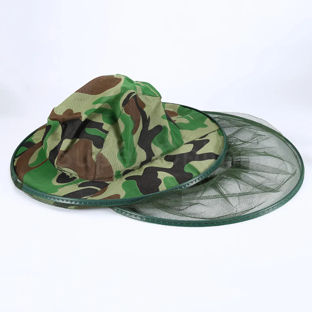 Комаров Camo Midge ошибки Fly насекомых Би Для женщин Для мужчин Панама Рыбалка Отдых на природе поле Джунгли лица защитить Кепки сетки крышка маска