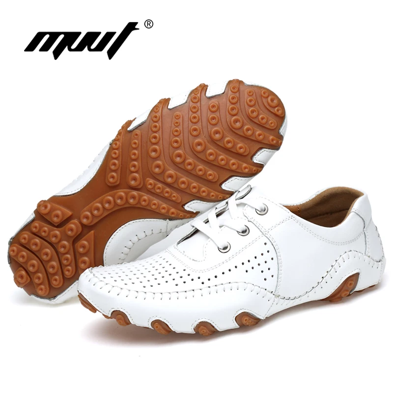 MVVT/очень мягкие мужские лоферы из спилка Повседневная обувь для мужчин Дышащая