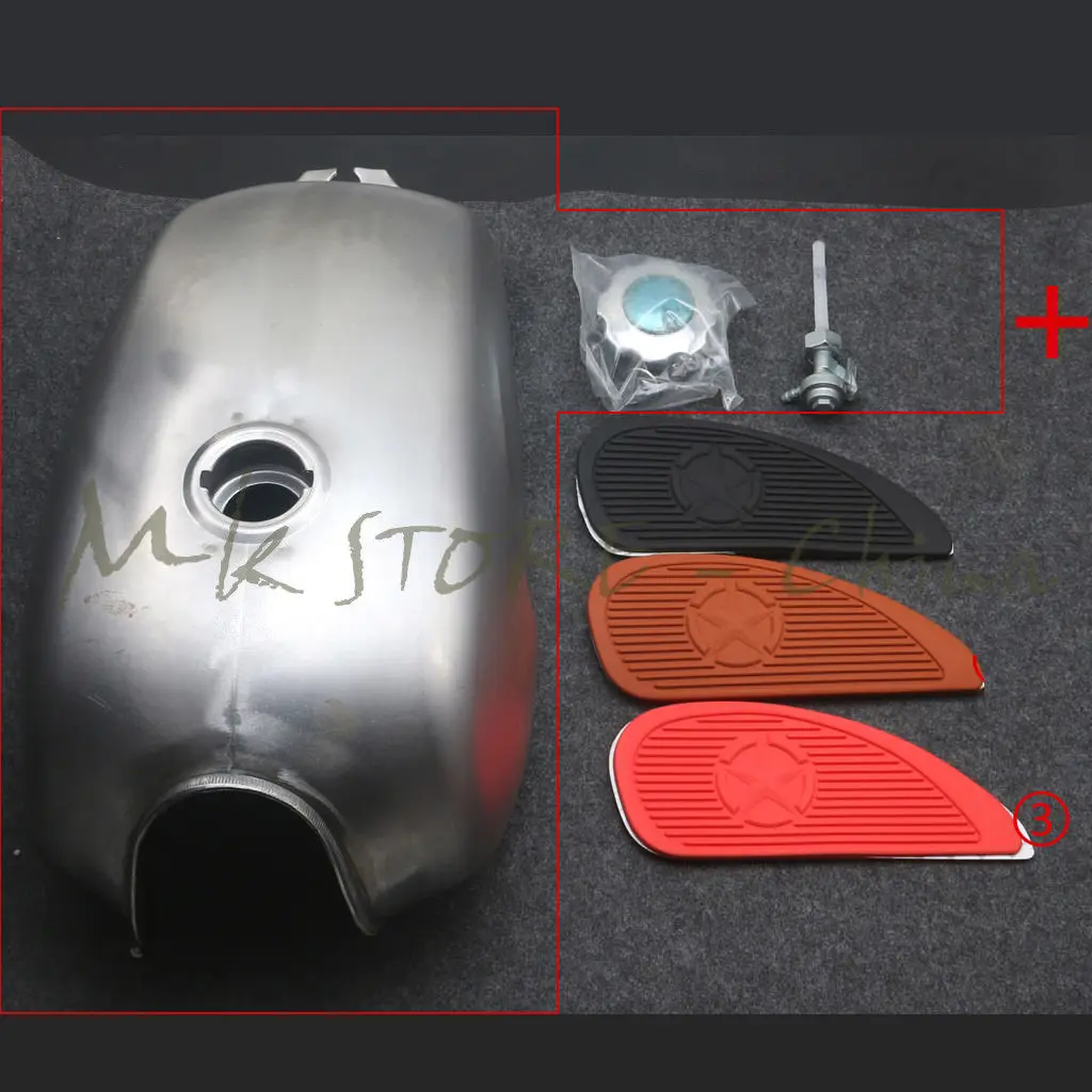 Для CFMOTO Mandrill 8L газовый бензиновый топливный бак необработанный металлический