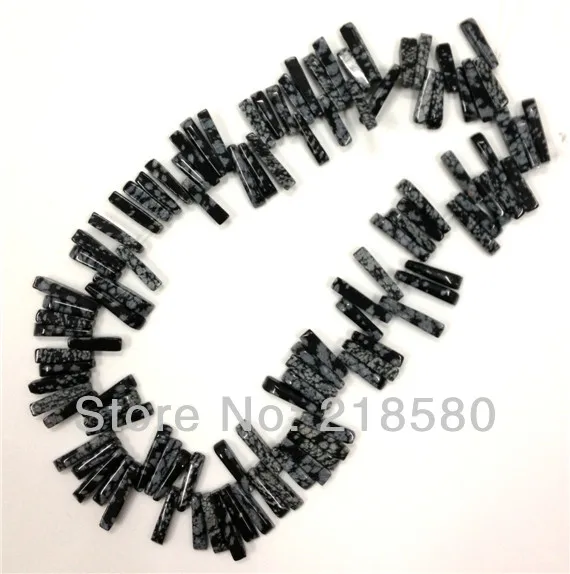 

H-TB25 Full Strand Snowflake Stone Beads, snowflake Spike Stick Beads