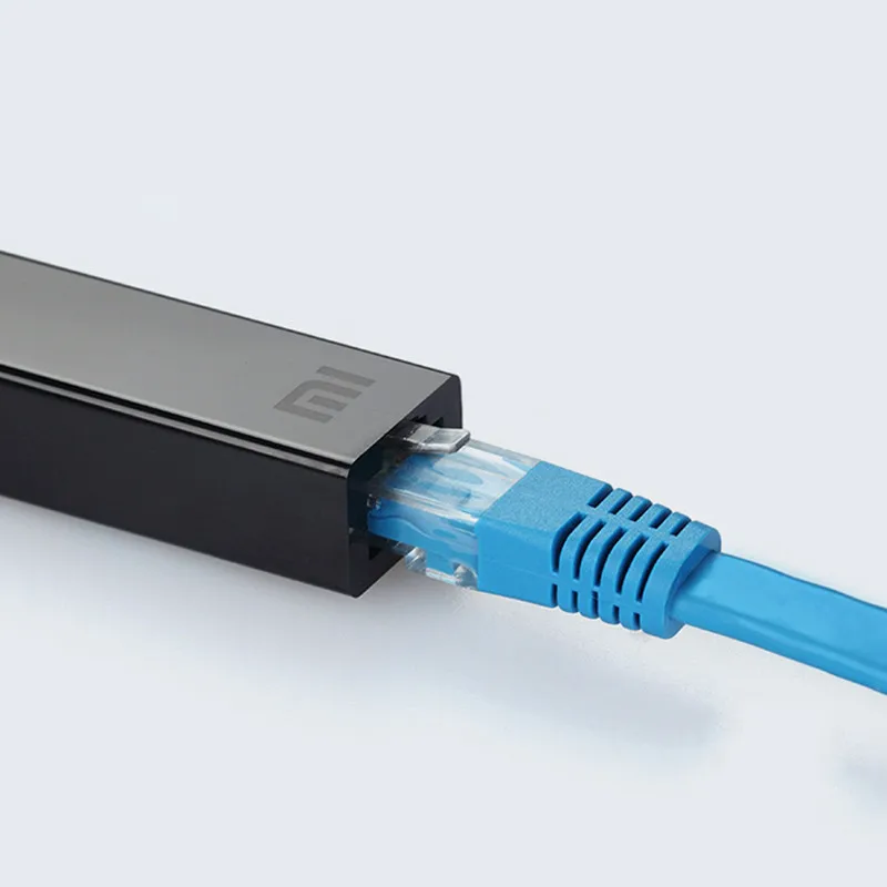 Оригинальный Xiaomi USB внешний быстрый Ethernet карта RJ45 Mi USB2.0 к кабель LAN адаптер 10/100