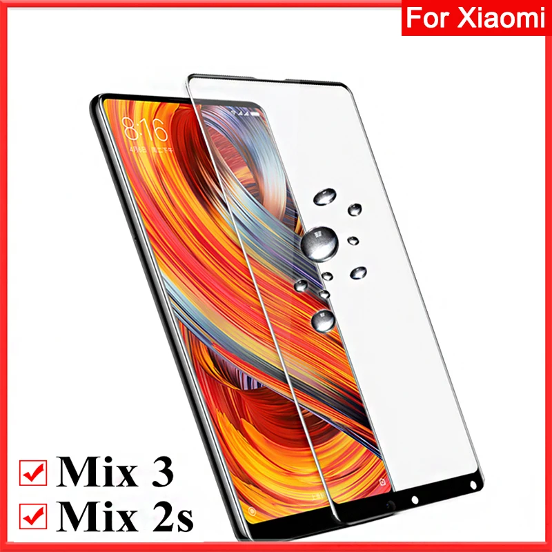 Стекло для xiaomi mi mix 2 s 3 закаленное стекло mix2s защитный чехол экрана xiomi xaomi