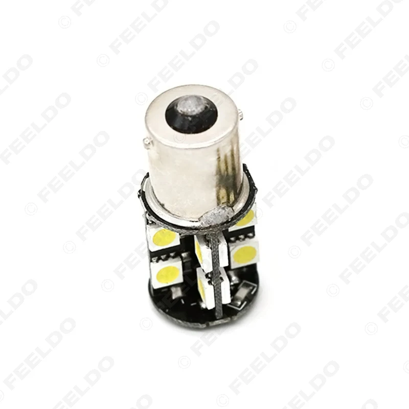 FEELDO 2 шт. белый BA15S 1156 CANBUS 5050 19 SMD светодиодный светильник для автомобиля лампы P21W